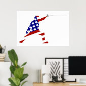All-American Fencer / Fencing Poster (Heimbüro)