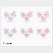 All-American Fireworks Stickers (Blatt)