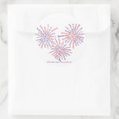 All-American Fireworks Stickers (Tasche)