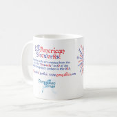 All-American Fireworks-Tasse Kaffeetasse (Vorderseite Links)