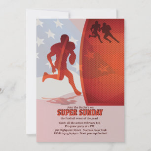 All American Football Einladung