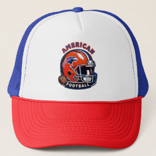 All-American Game Day Vibes – Vintage-Helm-Stil Truckerkappe
