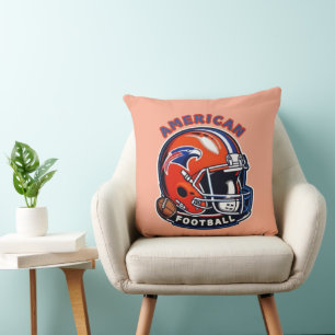 All-American Game Day Vibes - Vintager Helmstil Kissen