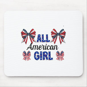 All American Girl 4. Juli Coquette Bows American Mousepad