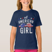 All American Girl 4th July  T-Shirt (Vorderseite)