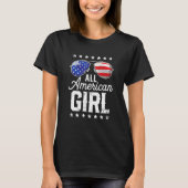 All American Girl 4th Of July Family Matching Sung T-Shirt (Vorderseite)