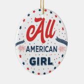 All American Girl Abzeichen Ornament (Rechts)