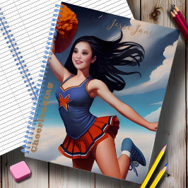 All American Girl Cheerleader Spiral Notizblock