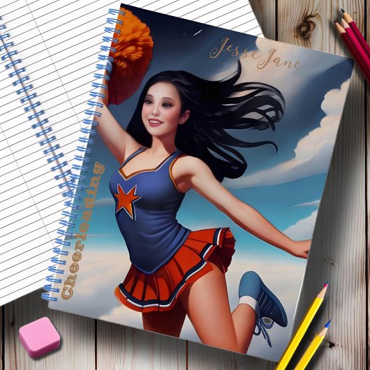 All American Girl Cheerleader Spiral Notizblock