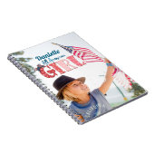 All American Girl Personalisiert Notebook Notizblock (Rechte Seite)
