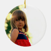 All American Girl Personalisierte Keramik Ornament (Hinten)