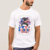 All American Granny Messy Bun T-Shirt (Vorderseite)