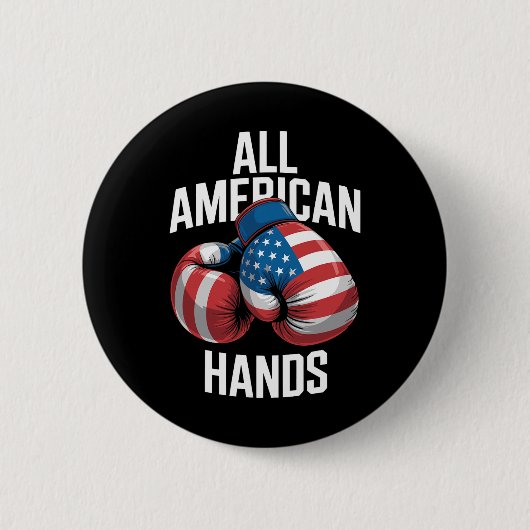 All American Hands Boxhandschuhe Patriotisch Usa F Button (Vorderseite)