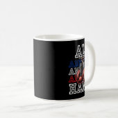 All American Hands Usa Flag Boxhandschuh Tee Kaffeetasse (VorderseiteRechts)