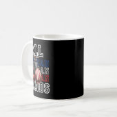 All American Hands Usa Flag Boxhandschuh Tee Kaffeetasse (Vorderseite Links)