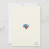 All American Hibiskus Einladung (Rückseite)