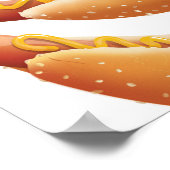 All American Hot Dog. Poster (Ecke)