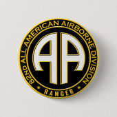 All American Im Flugzeug Ranger Lässig Patch Button (Vorderseite)