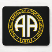 All American Im Flugzeug Ranger Lässig Patch Mousepad (Vorne)