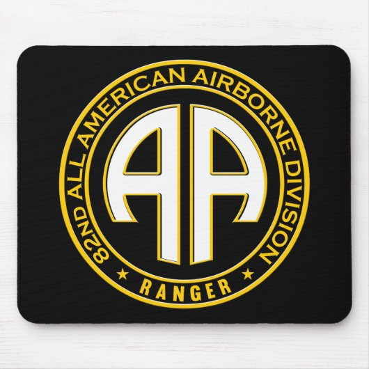 All American Im Flugzeug Ranger Lässig Patch Mousepad (Vorne)