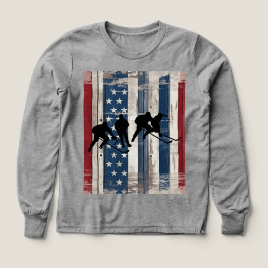 All-American Kids Hockey Gear T-Shirt (Design Vorderseite)
