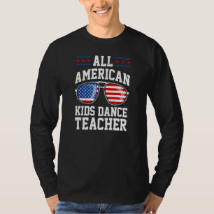 All American Kids Tanzlehrer 4. Juli Patriotisch T-Shirt