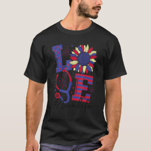 All American Krankenpfleger-Schur Memorial Day 4. T-Shirt