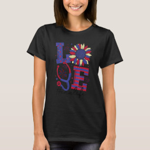 All American Krankenpfleger Scrub Memorial Day 4. T-Shirt