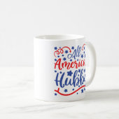 All-American-Lubby-T-Shirt Kaffeetasse (VorderseiteRechts)
