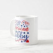 All-American-Lubby-T-Shirt Kaffeetasse (Vorderseite Links)