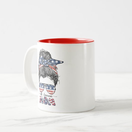 All American Mama Coffee Tasse (Vorderseite Links)
