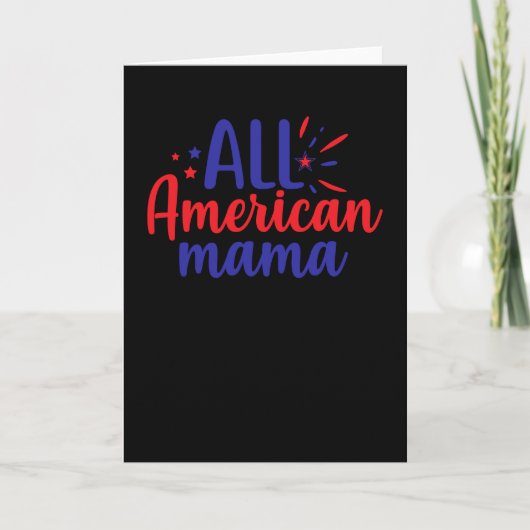 All American Mama Karte (Vorderseite)