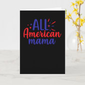 All American Mama Karte (Gelbe Blume)