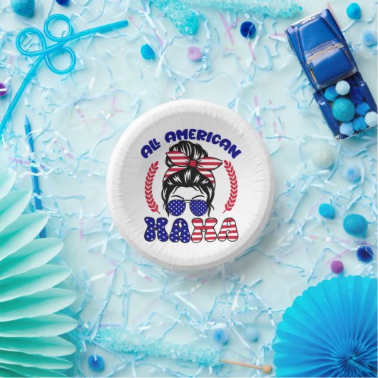 All American Mama Pappteller (Party)