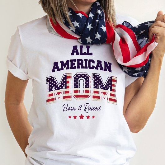 All American Mama Patriotic 4. Juli T-Shirt