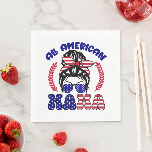 All American Mama Serviette (Beispiel)