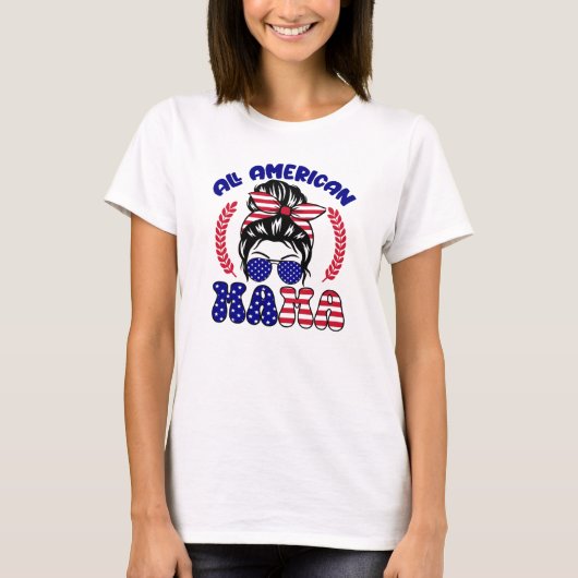 All American Mama T-Shirt (Vorderseite)