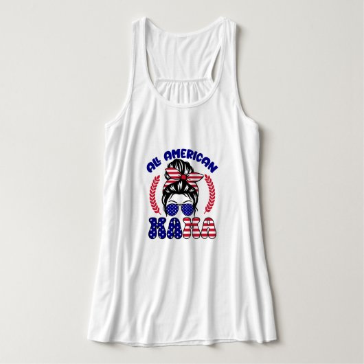 All American Mama Tank Top (Design Vorderseite)