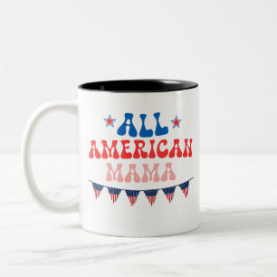 All American MaMa Zweifarbige Tasse