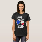 All American Mimi 4th of July Grandma Family Matc T-Shirt (Vorne ganz)