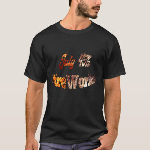 All American Modern July 4 Vater T-Shirt