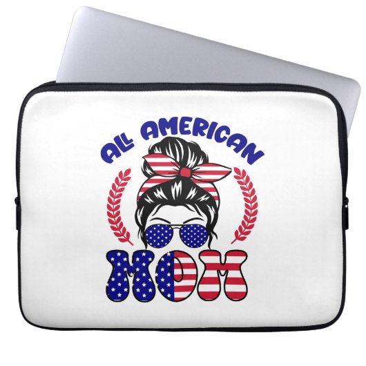 All American Mom-32169 Laptopschutzhülle (Vorderseite)