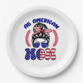 All American Mom-32169 Pappteller (Vorderseite)