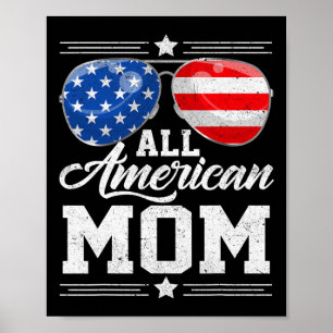 All American Mom 4. Juli Muttertag Sungles Poster