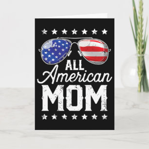 All American Mom 4. Juli Muttertags-Sonnenbrille  Karte