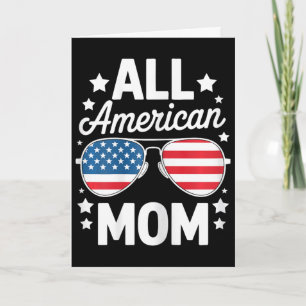 All American Mom Shirt Frauen Sungles 4. Juli Karte
