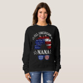 All American Nana 4th Of July Shirt Women Sunflowe (Vorne ganz)