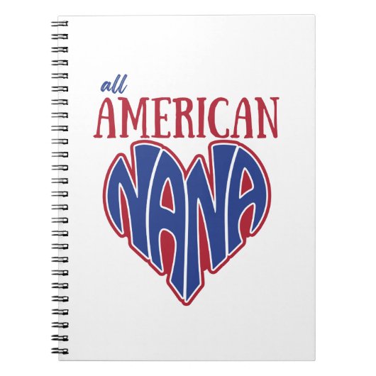 All American Nana Notizblock (Vorderseite)
