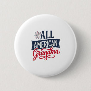 All American Oma Patriotisches Feuerwerk Design_1 Button