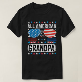 All American Opa  Patriotisches T-Shirt